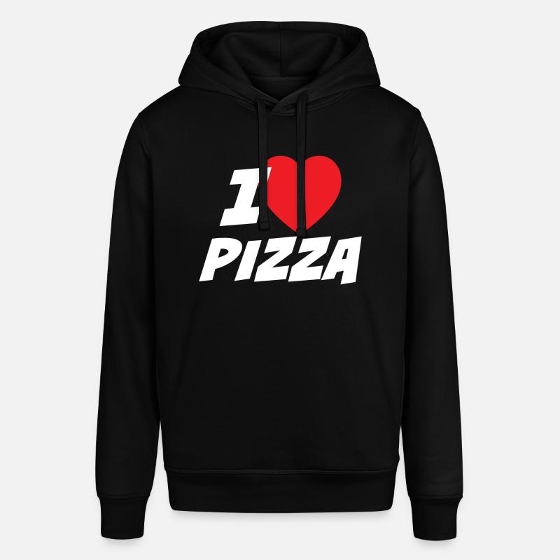 J’aime la pizza - Sweat à capuche SOUNDER Stanley/Stella Unisexe - noir