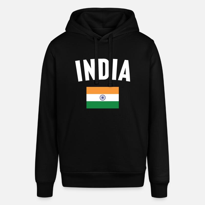 Drapeau de l’Inde - Sweat à capuche SOUNDER Stanley/Stella Unisexe - noir