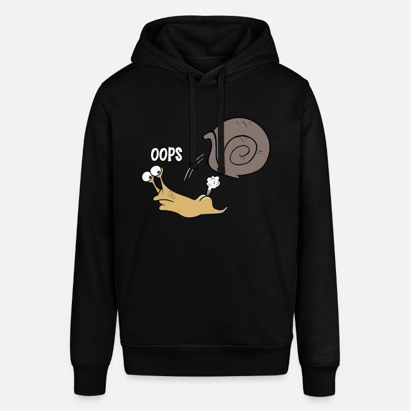 Schnecke oops - Stanley/Stella Unisex Hoodie SOUNDER - Schwarz