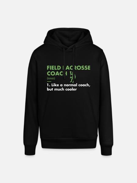 Sport Coach Definition Field Lacrosse - Stanley/Stella SOUNDER Unisex Hoodie - black
