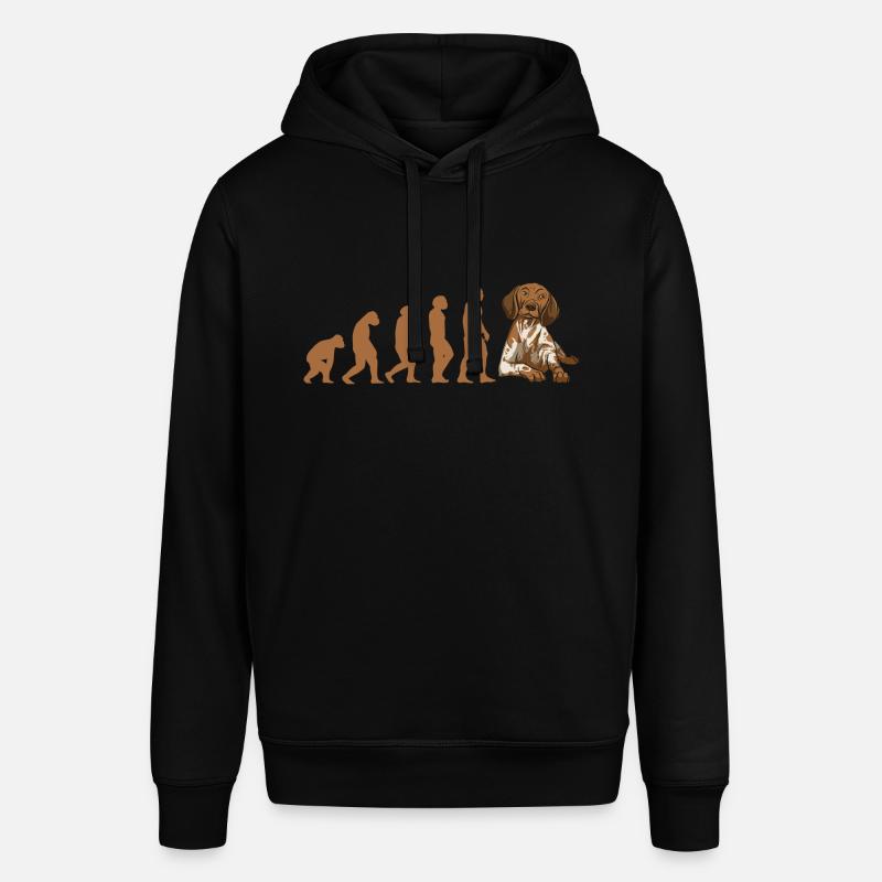 Evolution German Shorthaired Pointer - Stanley/Stella Unisex Hoodie SOUNDER - Schwarz