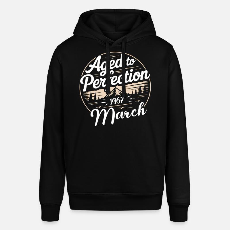 Cadeau d’anniversaire mars 1967 - Sweat à capuche SOUNDER Stanley/Stella Unisexe - noir