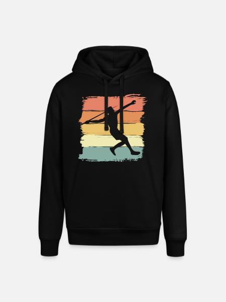 Speerwurf retro - Stanley/Stella Unisex Hoodie SOUNDER - Schwarz