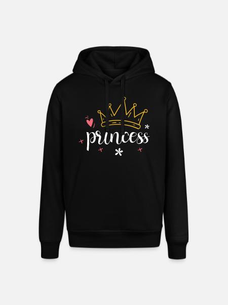 Crown - Diadem Princess - Stanley/Stella SOUNDER Unisex Hoodie - black