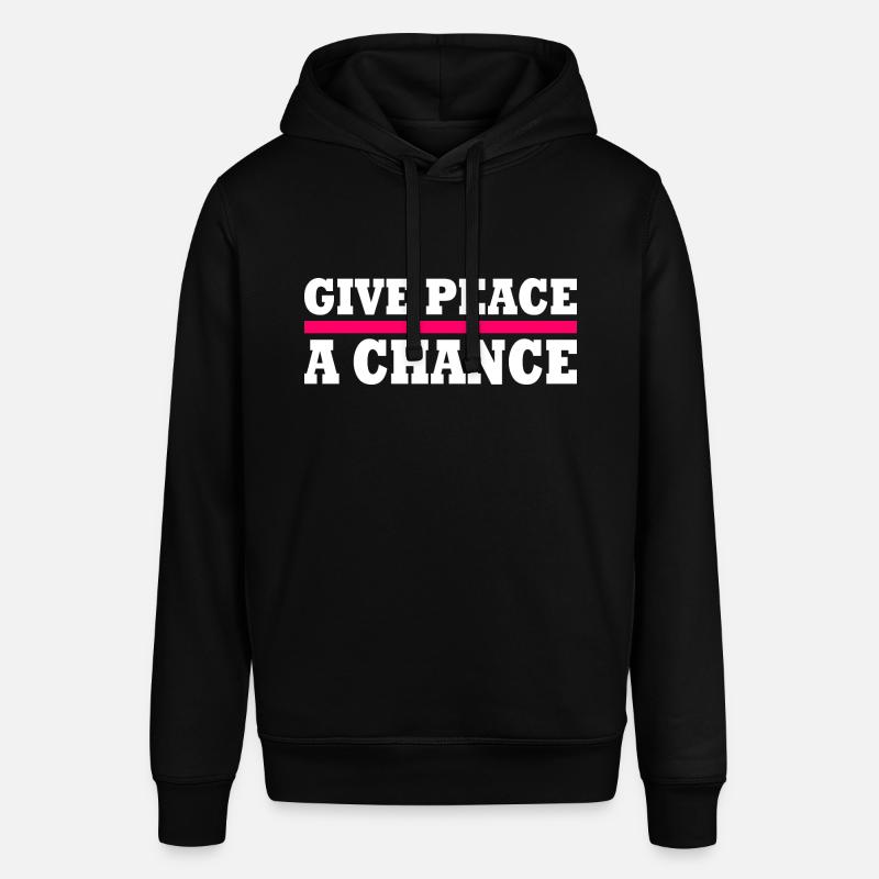 Give peace a chance - Sweat à capuche SOUNDER Stanley/Stella Unisexe - noir