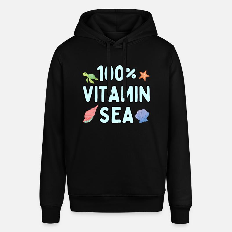 100% vitamine mer - Sweat à capuche SOUNDER Stanley/Stella Unisexe - noir