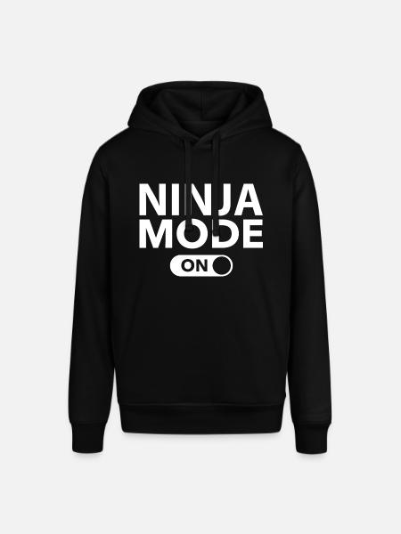 Mode Ninja activé - Sweat à capuche SOUNDER Stanley/Stella Unisexe - noir