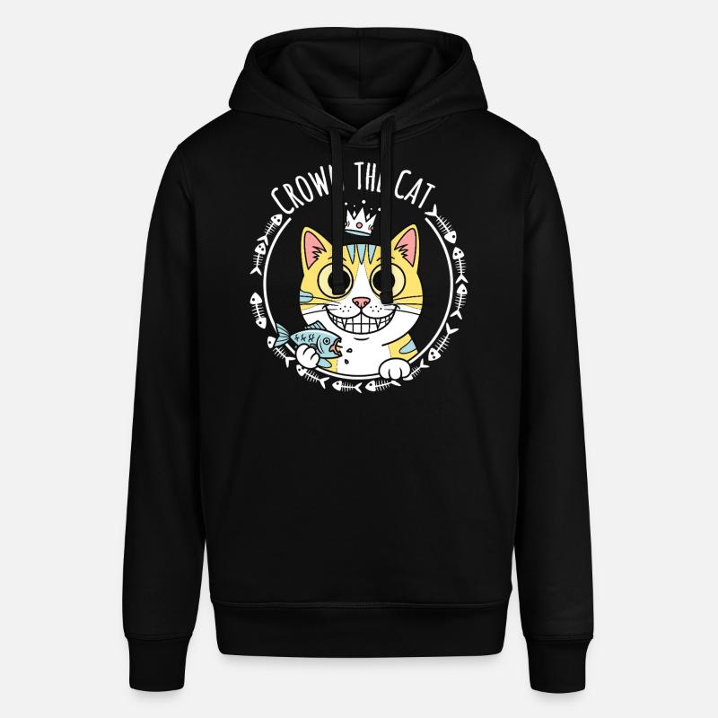 Crown le Chat : Gaton Royal - Sweat à capuche SOUNDER Stanley/Stella Unisexe - noir