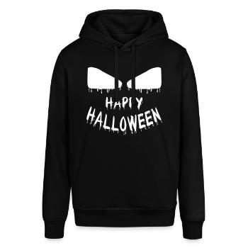 Joyeux visage d’Halloween - Sweat à capuche SOUNDER Stanley/Stella Unisexe - noir - Devant - Alina (178cm) & Michal (187cm)