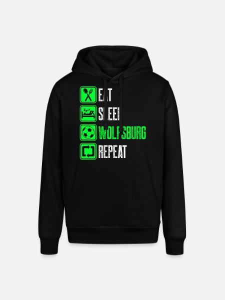 Repeat Wolfsburg - Stanley/Stella SOUNDER Unisex Hoodie - black