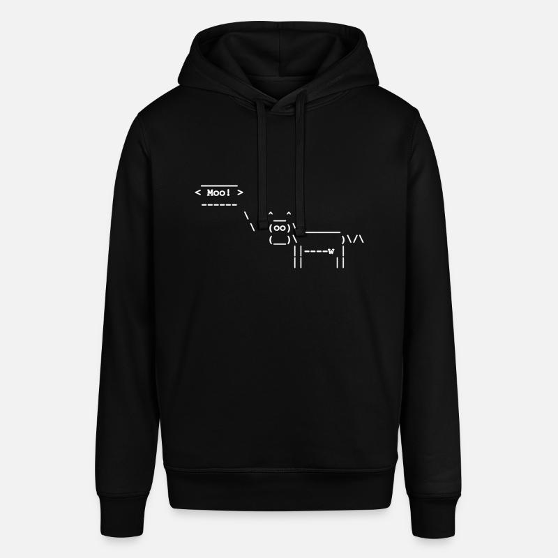 Cowsay - Linux - Terminal - Sweat à capuche SOUNDER Stanley/Stella Unisexe - noir