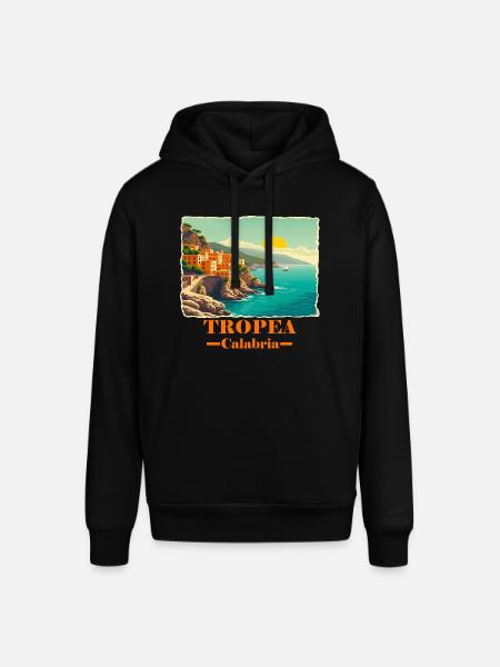 Tropea Kalabrien orange - Stanley/Stella Unisex Hoodie SOUNDER - Schwarz