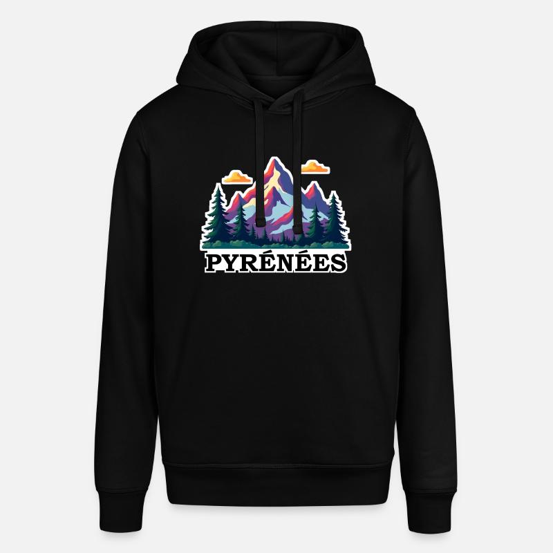 Pyrénées Pyrénées - Sweat à capuche SOUNDER Stanley/Stella Unisexe - noir