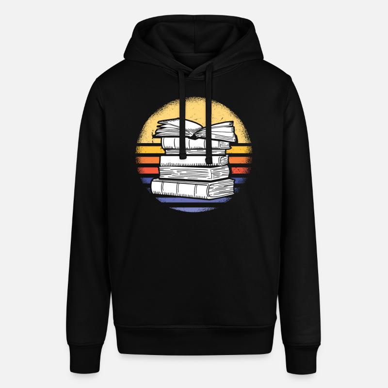 Lecteur Retro Sunset Lecture - Sweat à capuche SOUNDER Stanley/Stella Unisexe - noir