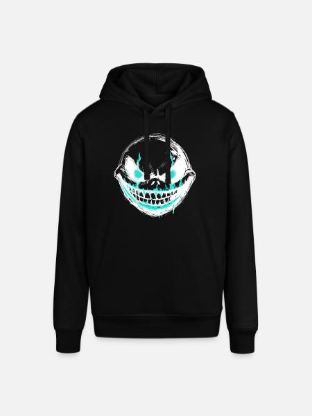 Attention snappy - monster creature - Stanley/Stella SOUNDER Unisex Hoodie - black