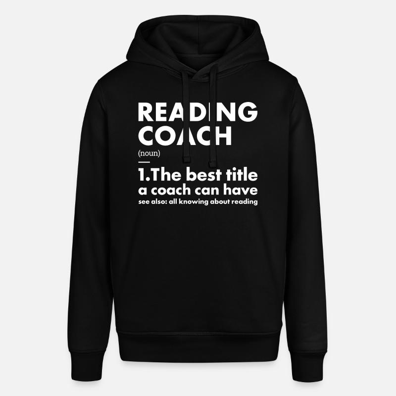 Reader Coach Définition Lecture - Sweat à capuche SOUNDER Stanley/Stella Unisexe - noir