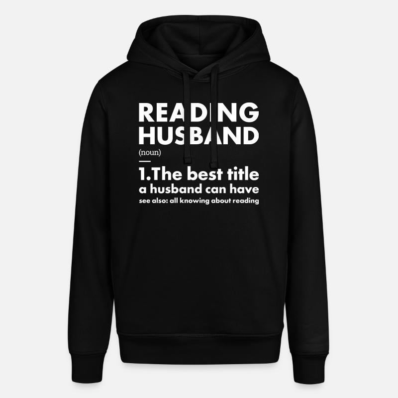 Reader Husband Definition Reading - Stanley/Stella Unisex Hoodie SOUNDER - Schwarz