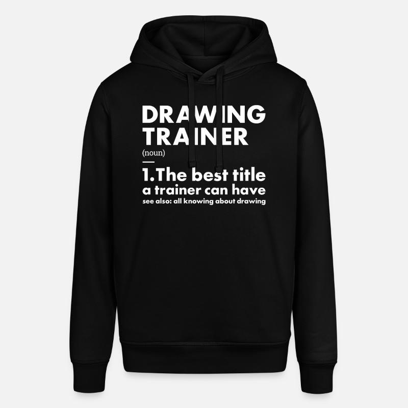 Drawer Trainer Definition Drawing - Stanley/Stella Unisex Hoodie SOUNDER - Schwarz