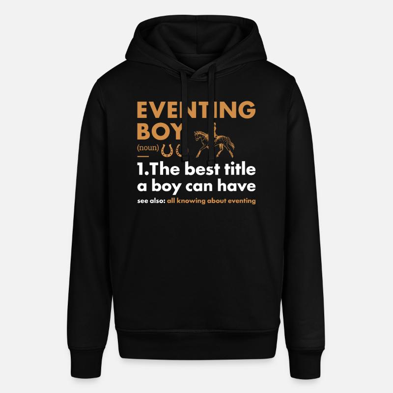 Cavalier Garçon Définition Concours complet - Sweat à capuche SOUNDER Stanley/Stella Unisexe - noir