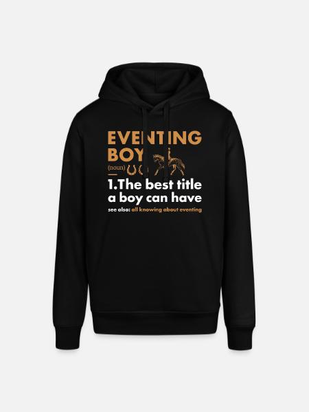 Rider Boy Definition Eventing - Stanley/Stella SOUNDER Unisex Hoodie - black