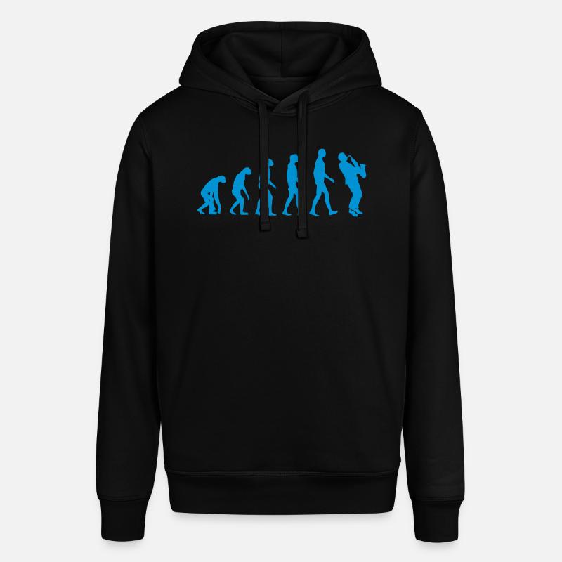 saxophone evolution - Sweat à capuche SOUNDER Stanley/Stella Unisexe - noir