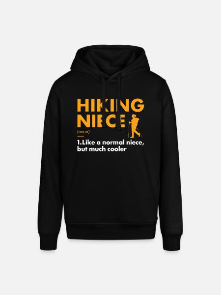 Hiker Niece Definition Hiking - Stanley/Stella SOUNDER Unisex Hoodie - black