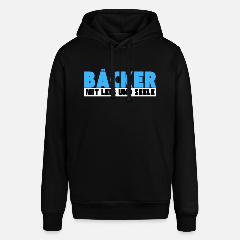 Bäcker mit Leib und Seele - Stanley/Stella Unisex Hoodie SOUNDER - Schwarz