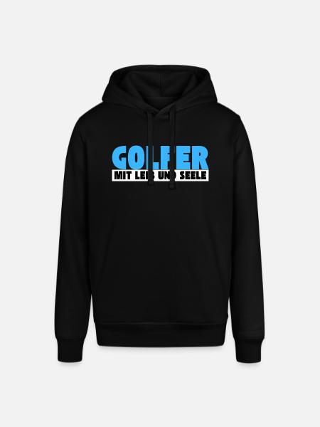 Golfer mit Leib und Seele - Stanley/Stella Unisex Hoodie SOUNDER - Schwarz