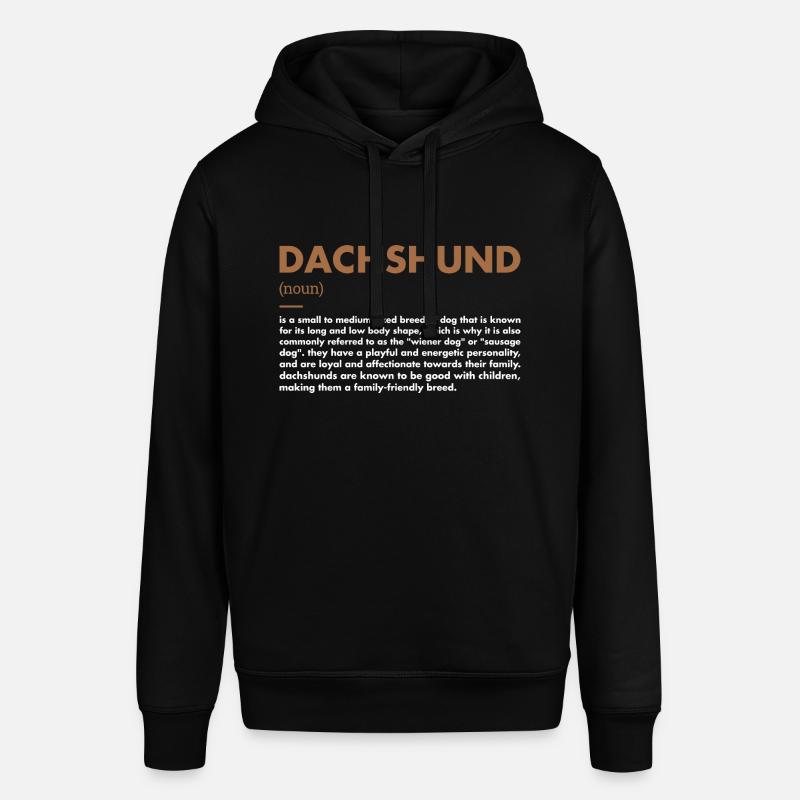 Définition du teckel - Sweat à capuche SOUNDER Stanley/Stella Unisexe - noir