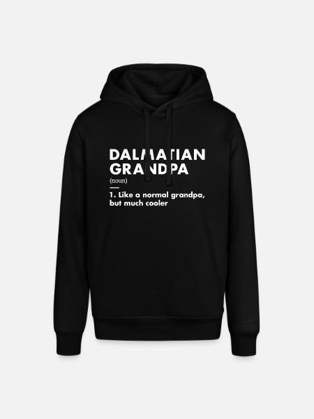 Dalmatian Grandpa Definition - Stanley/Stella SOUNDER Unisex Hoodie - black