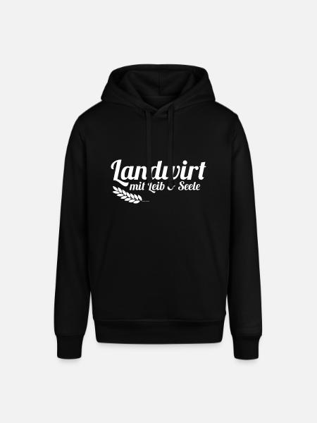 Landwirt Spruch - Stanley/Stella Unisex Hoodie SOUNDER - Schwarz