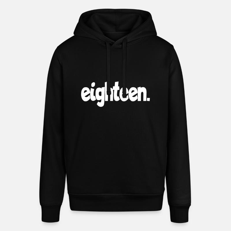 eighteen 18e anniversaire - Sweat à capuche SOUNDER Stanley/Stella Unisexe - noir