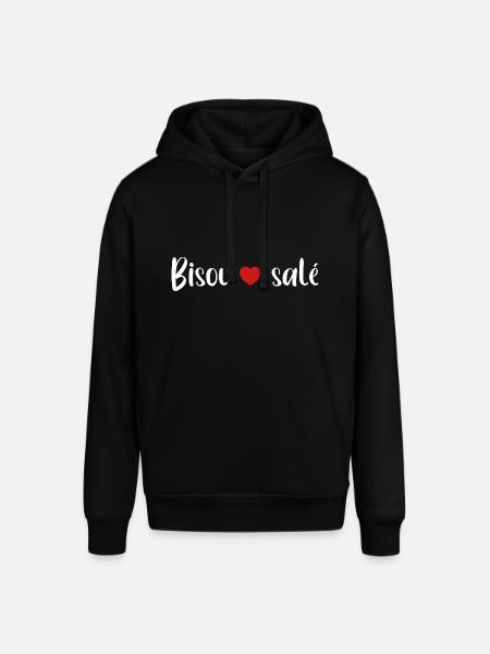 Bisous salé - Sweat à capuche SOUNDER Stanley/Stella Unisexe - noir