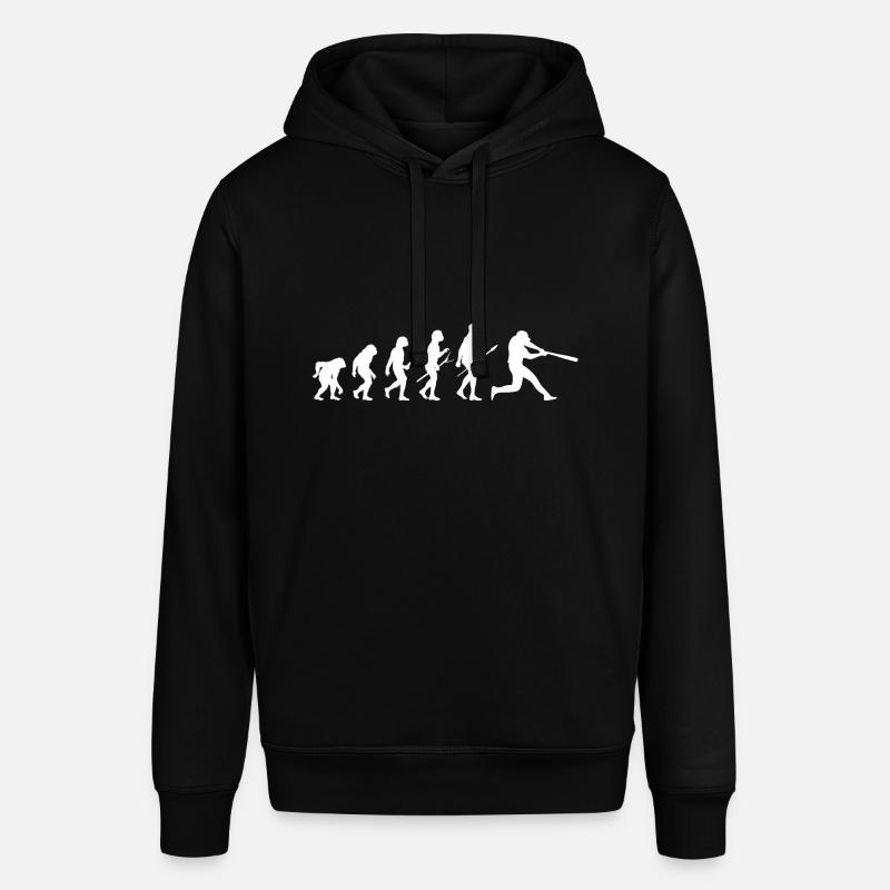 baseballplayer evolution - Stanley/Stella Unisex Hoodie SOUNDER - Schwarz