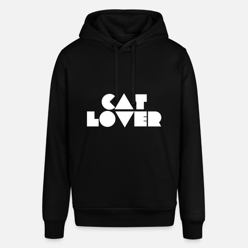 cat lover - Stanley/Stella SOUNDER Unisex Hoodie - black