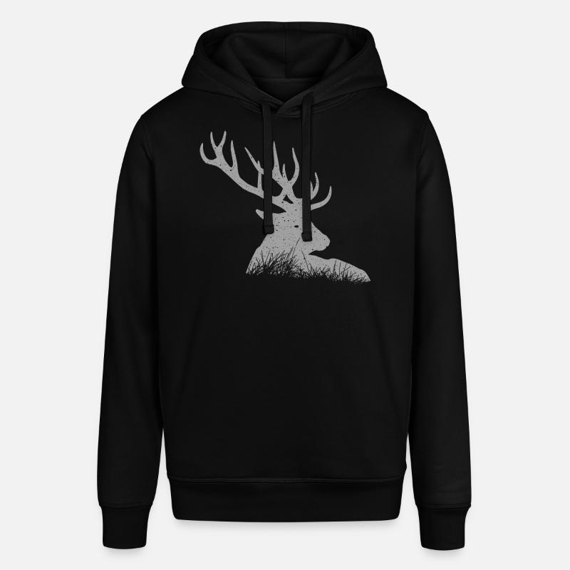 Cerf - Sweat à capuche SOUNDER Stanley/Stella Unisexe - noir