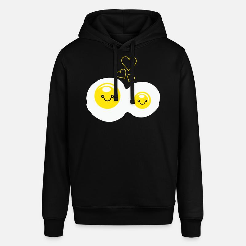 Amour des œufs au plat - Sweat à capuche SOUNDER Stanley/Stella Unisexe - noir