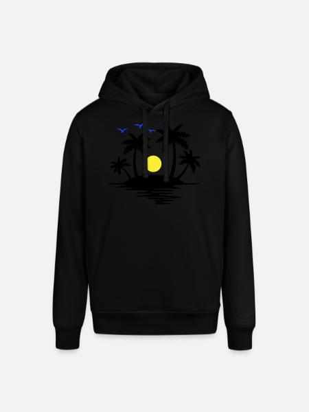 Insel Paradise - Stanley/Stella Unisex Hoodie SOUNDER - Schwarz