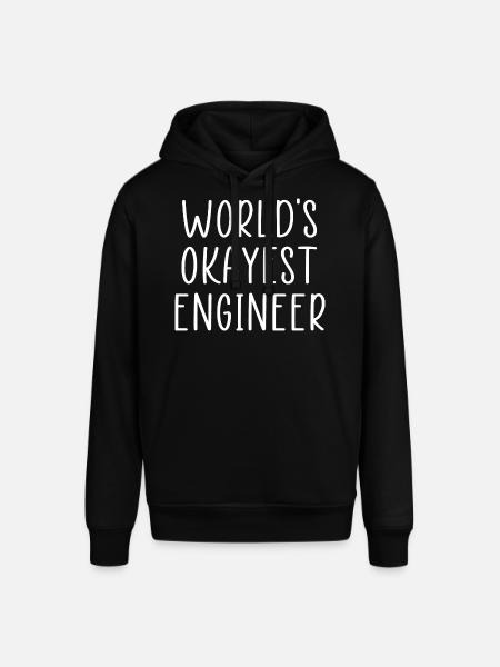 engineer quote - Stanley/Stella SOUNDER Unisex Hoodie - black