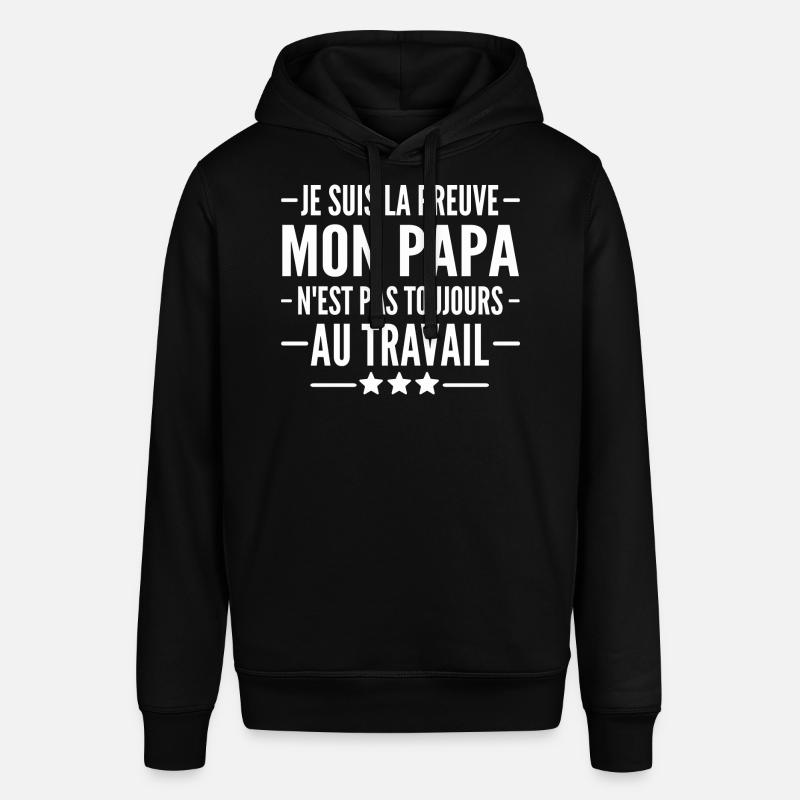 expression bébé / humour bébé - Sweat à capuche SOUNDER Stanley/Stella Unisexe - noir