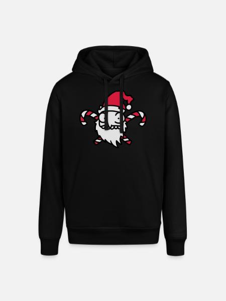 Weihnachtsmann Zuckerstange 3 - Stanley/Stella Unisex Hoodie SOUNDER - Schwarz