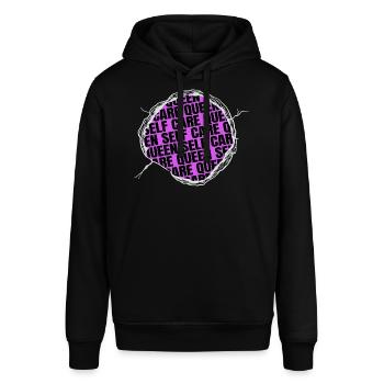 human rights smash the patriarchy present idea - Stanley/Stella Unisex Hoodie SOUNDER - Schwarz - Vorne - Alina (178cm) & Michal (187cm)