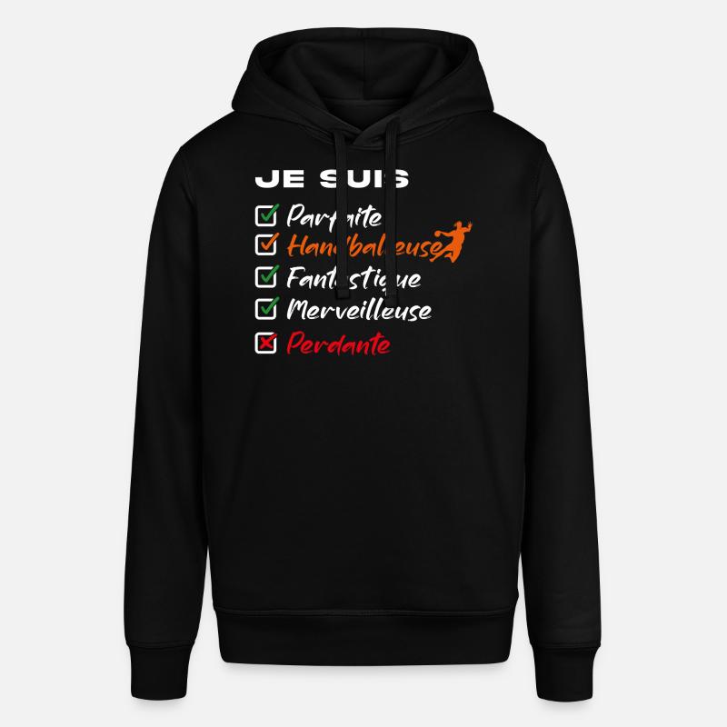Handballeuse et non perdante - Sweat à capuche SOUNDER Stanley/Stella Unisexe - noir