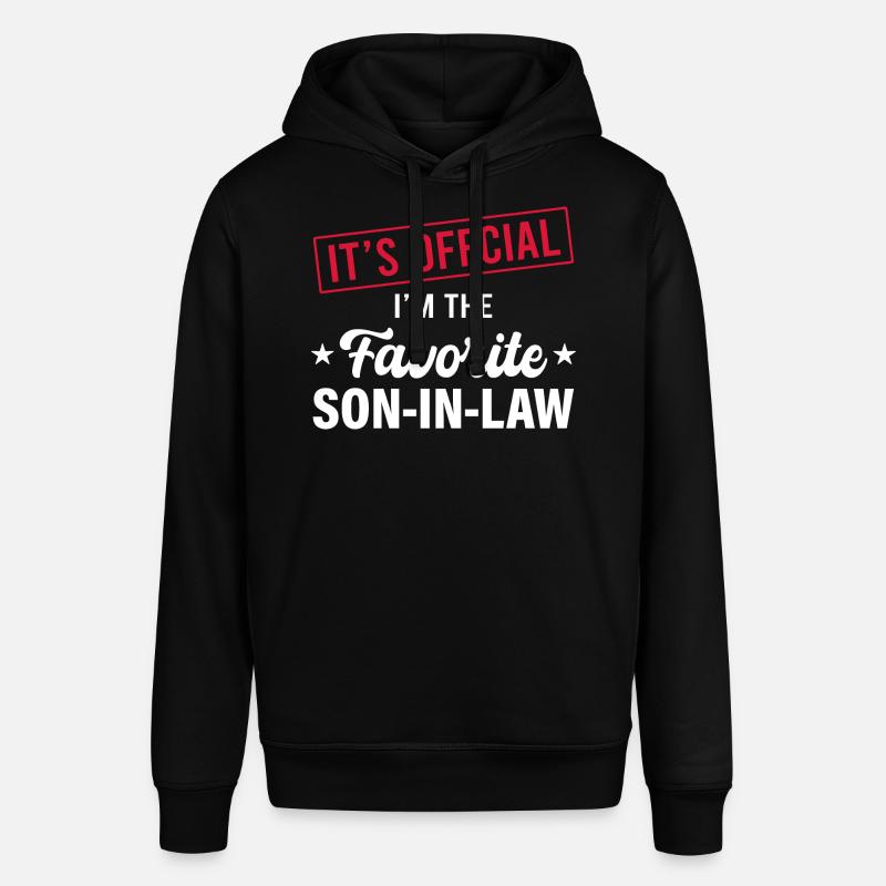 Lieblingsschwiegersohn, Schwiegermutter oder Schwiegervater - Stanley/Stella Unisex Hoodie SOUNDER - Schwarz