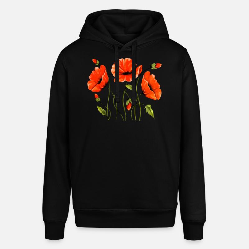 Fleur - Sweat à capuche SOUNDER Stanley/Stella Unisexe - noir