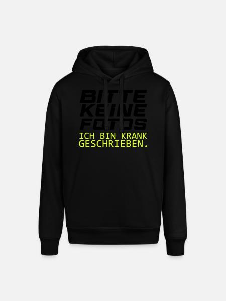 bitte keine fotos - Stanley/Stella Unisex Hoodie SOUNDER - Schwarz