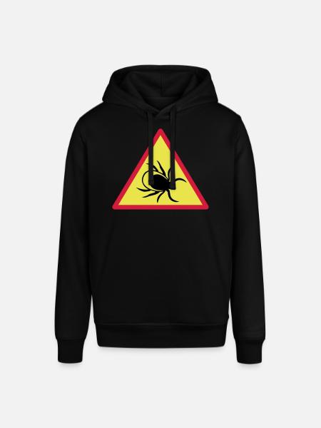 Attention ticks - Stanley/Stella SOUNDER Unisex Hoodie - black