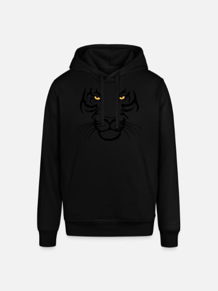 Tiger face - Stanley/Stella SOUNDER Unisex Hoodie - black