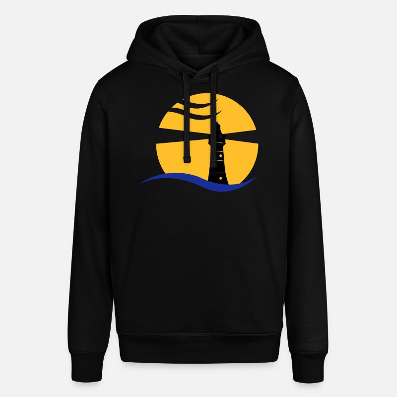 leuchtturm_02 - Stanley/Stella Unisex Hoodie SOUNDER - Schwarz
