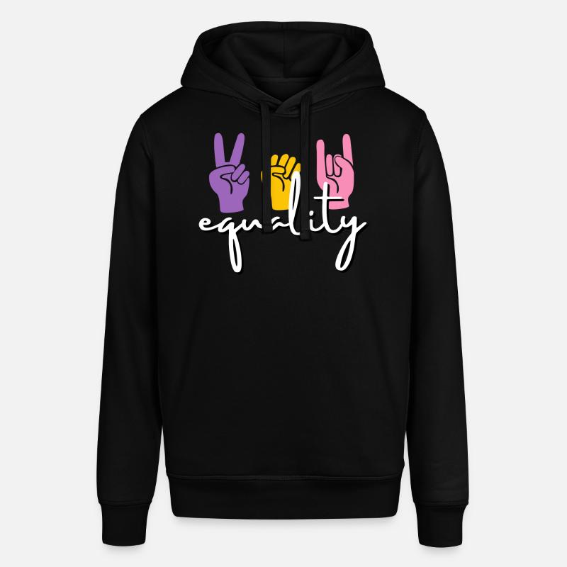 Égalité - Sweat à capuche SOUNDER Stanley/Stella Unisexe - noir